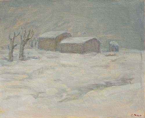 Barchesse sotto la neve