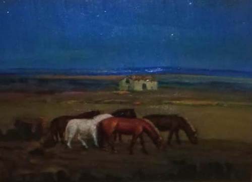 Cavalli al pascolo