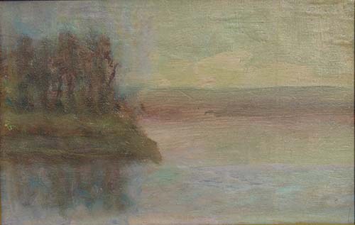 Paesaggio del Po (punta isola Scolastica)
