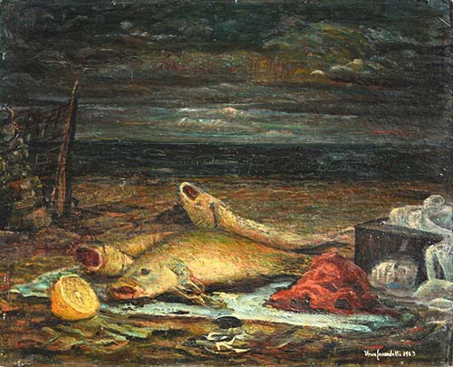 Pesci sulla spiaggia
