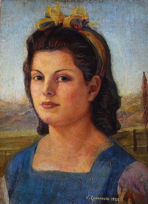 Giovane romana (Ritratto di Adriana)