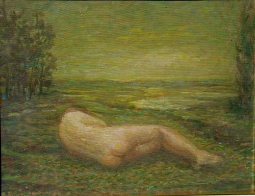 Nudo sull'erba